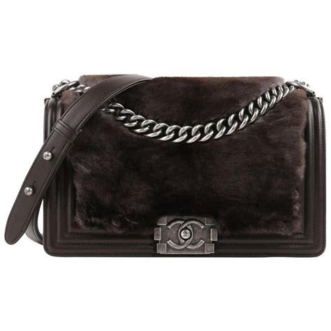 chanel sheared fur bag|chanel handbags for men.